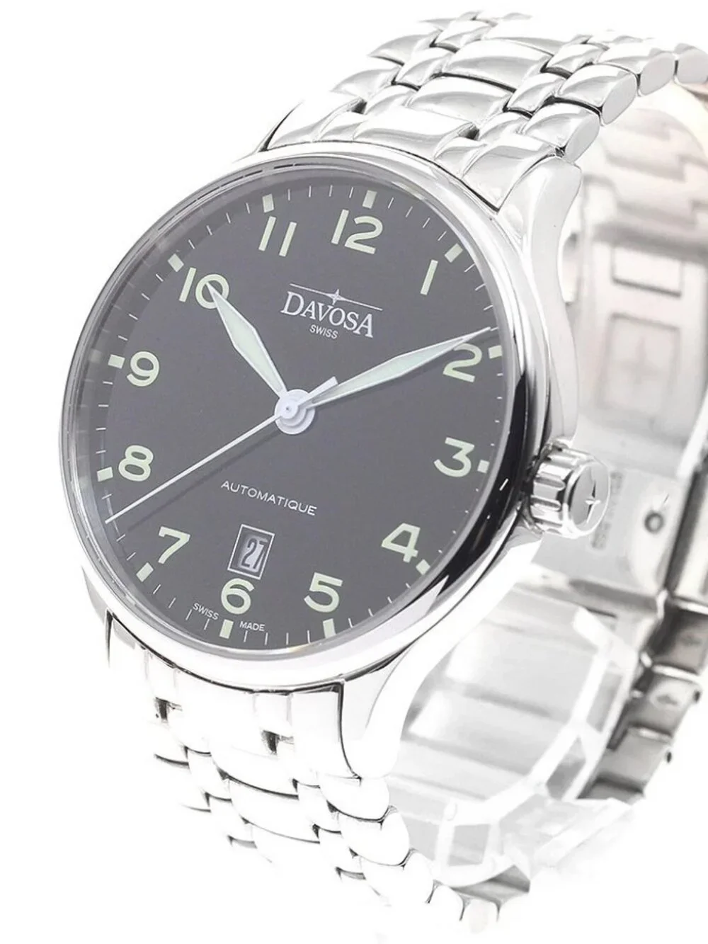 DAVOSA Classic 931-1154/Ref.16145650 Date black Dial Automatic Men's_966190